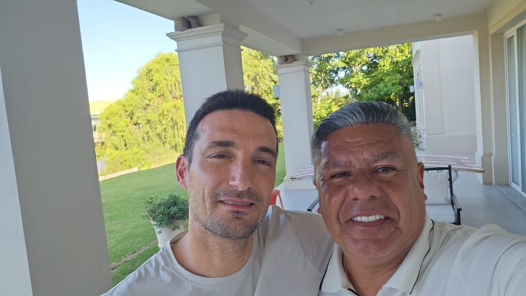 Chiqui Tapia: “Que bueno fue verte, Gringo 🤝”