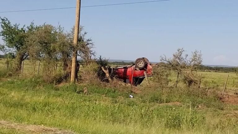 Vuelco cerca de Concarán: Alcoholemia positiva para el conductor de Villa Mercedes