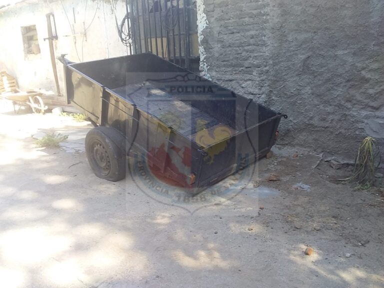 Recuperan un carro robado a un jubilado en Villa Mercedes