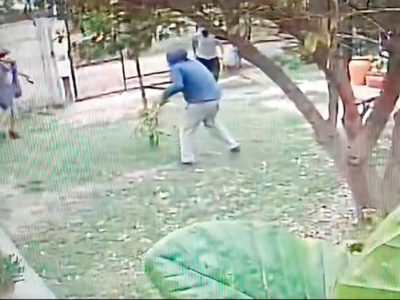 Un vecino de Villa Mercedes se defiende con un machete cuando intentan robarle