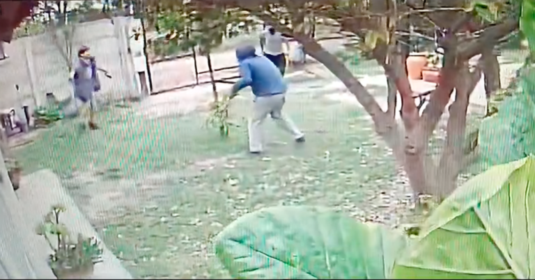 Un vecino de Villa Mercedes se defiende con un machete cuando intentan robarle