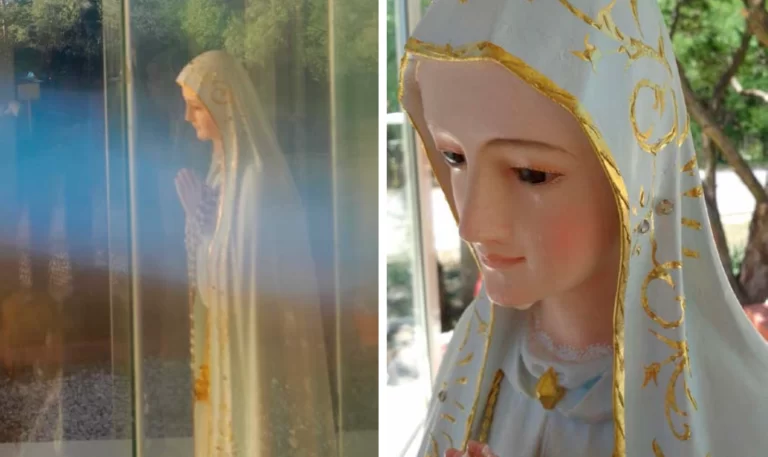 Afirman que la virgen de Fátima cambia de color y llora