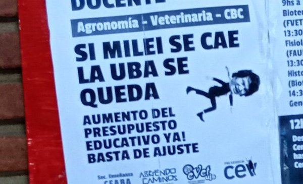 Denuncia de Milei: “Adoctrinamiento en la UBA contra la libertad”