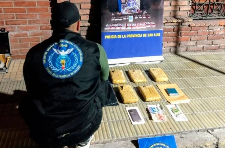 San Luis: un detenido con marihuana valuada en más de 50 millones de pesos