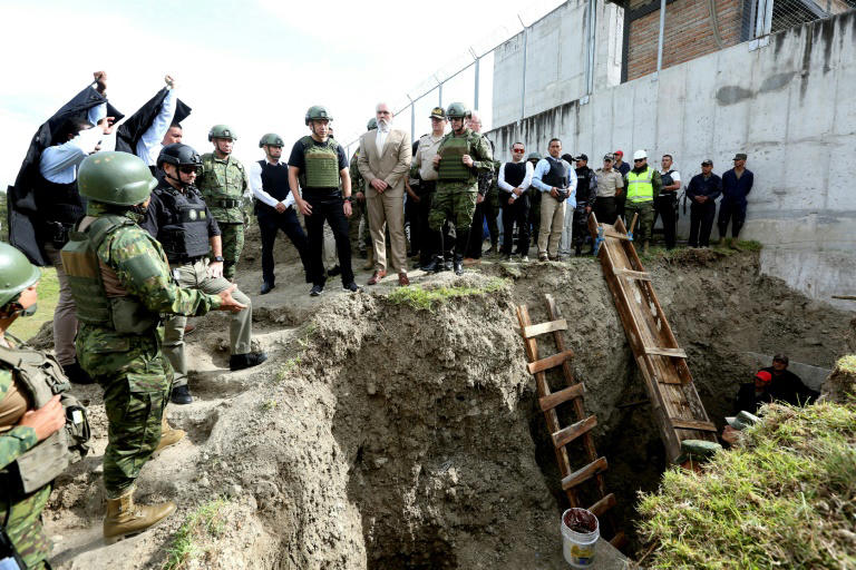 Ecuador enfrenta desafíos de seguridad tras el sellado de túnel clandestino en cárcel de alto riesgo