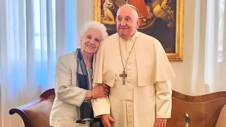 Estela de Carlotto anuncia que el Papa Francisco podría regresar a Argentina