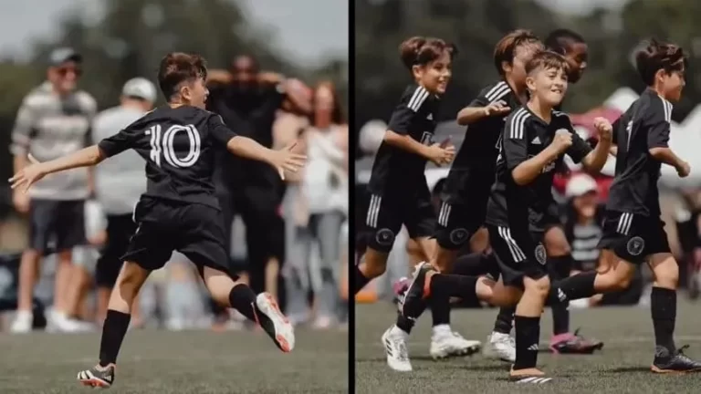 El heredero: el golazo de Thiago Messi que entusiasma a todos