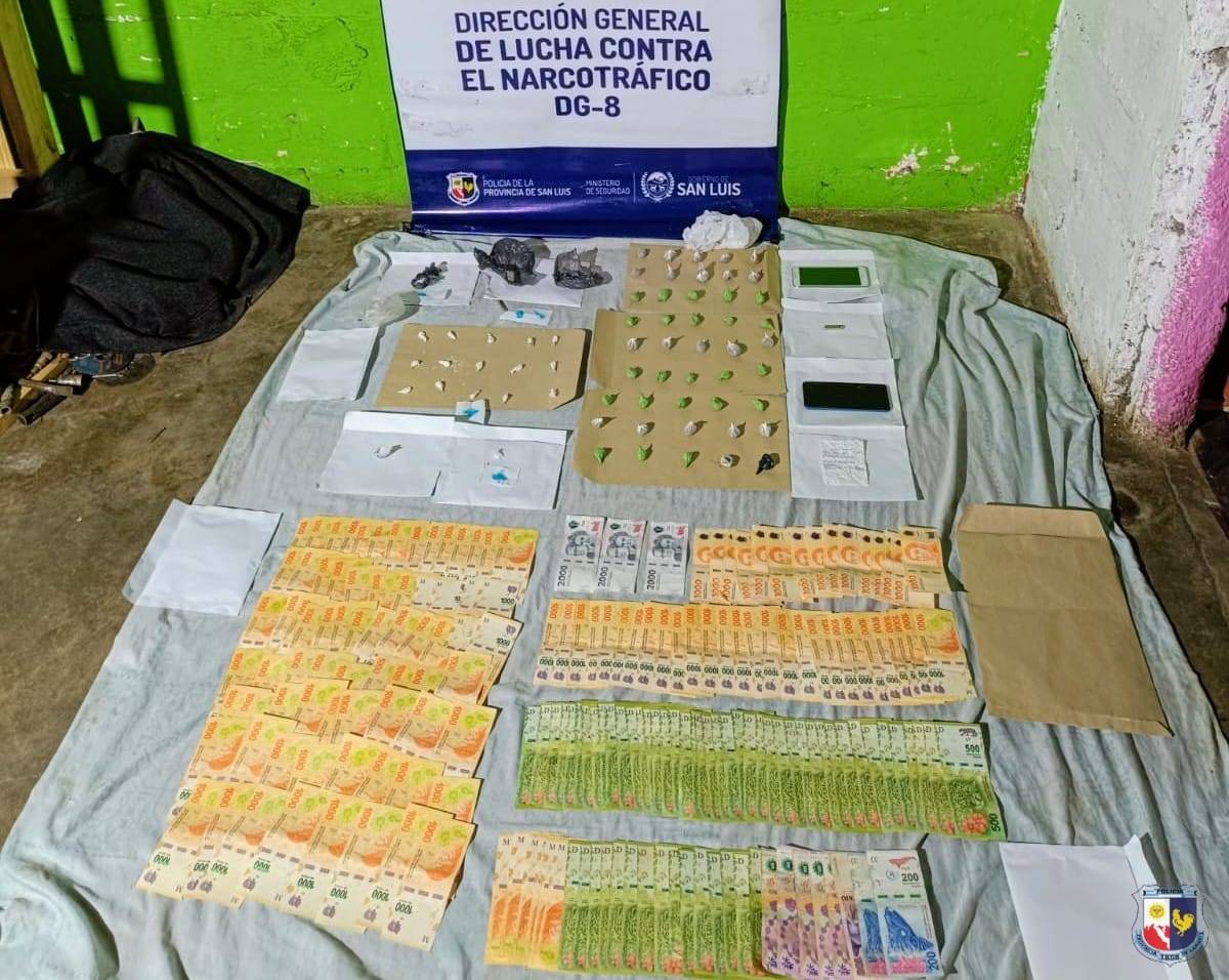 anularon dos kioscos de droga en Villa Mercedes
