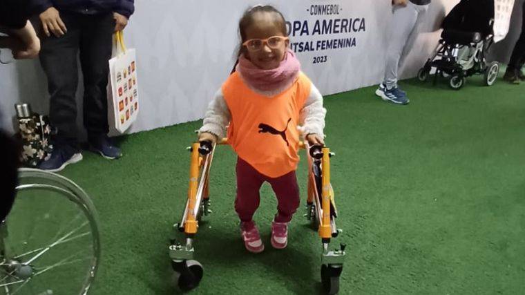 Fputbol en andadores en Argentinos Juniors