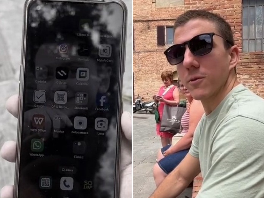 Dos argentinos casi terminan presos por devolver un celular en Italia