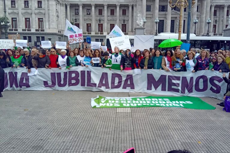 El Grito de las Mujeres por su Jubilación