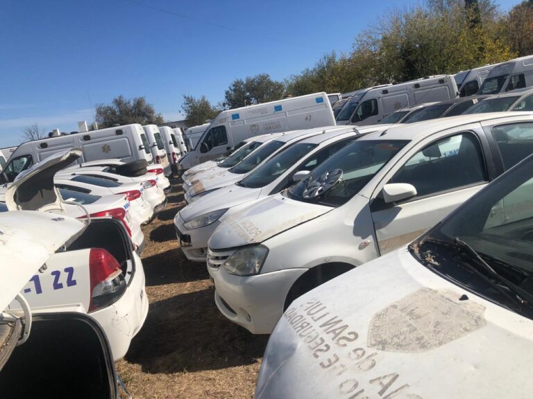 San Luis subasta más de 400 vehículos del parque automotor