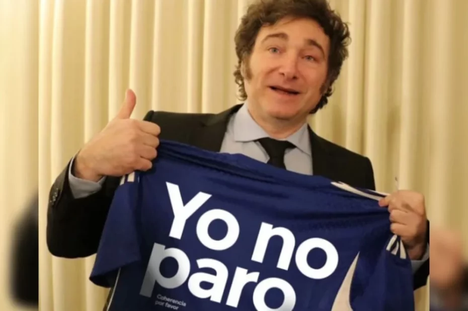 Milei y su mensaje a la CGT yo no paro