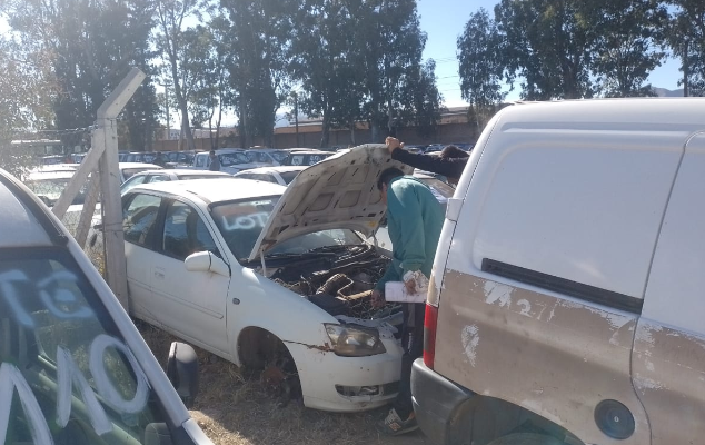 los interesados en comprar vehículos del parque automotor podrán visitar el predio