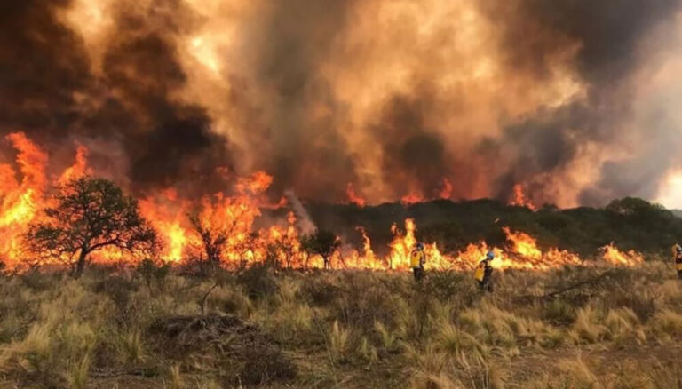 San Luis: por fuertes vientos y escases de lluvias, lanzaron la campaña de prevención de incendios