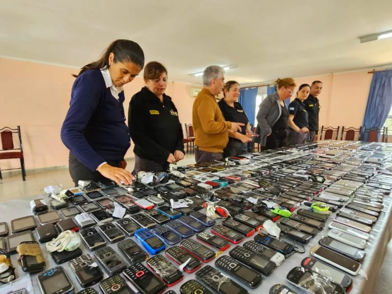 San Luis: secuestraron 650 celulares de internos de la penitenciaría
