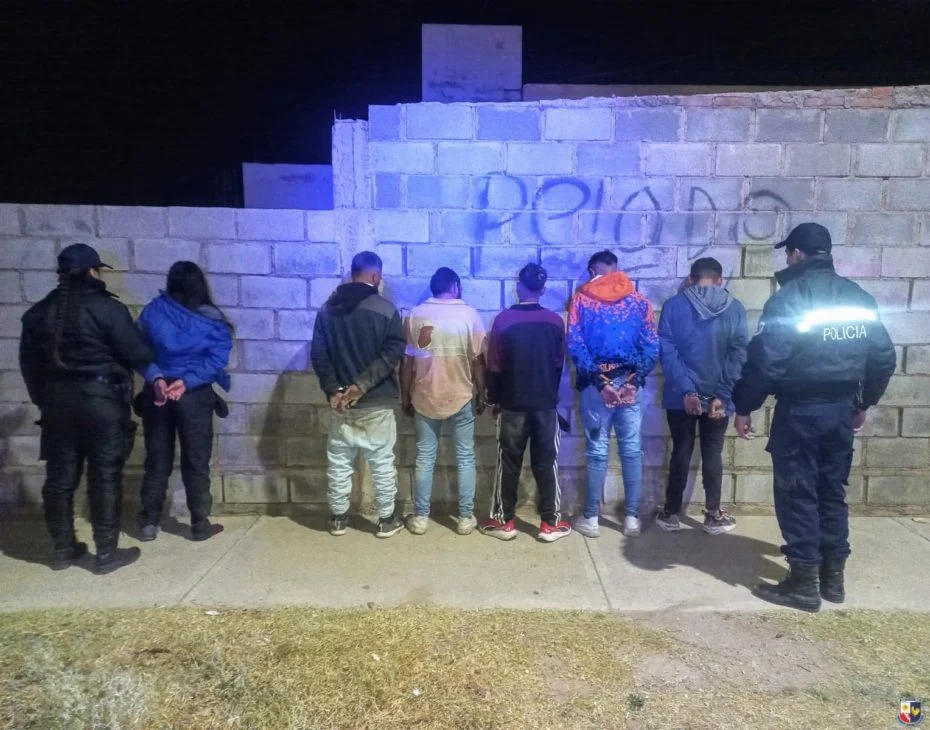 San Luis: la policía de la provincia demoró a 8 personas por ocasionar disturbios en la vía pública