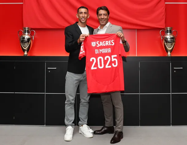 Chau Central: Di maría renovó su contrato con el Benfica hasta mediados del 2025