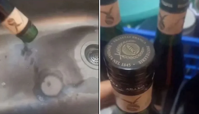 Fernet Falso: Lo estafaron con botellas de pintura por $340.000 pesos.