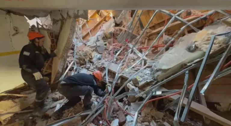 Así quedó el hotel de 10 pisos que se derrumbó en Villa Gesell