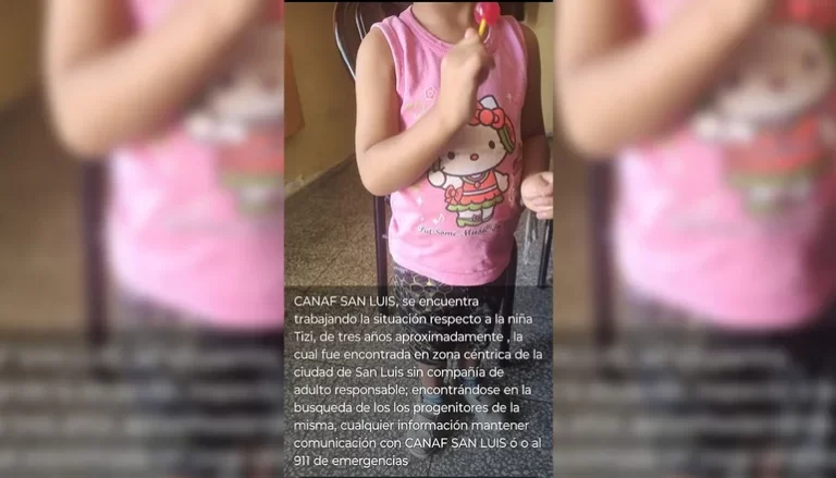 Apareció la abuela de la niña perdida: estaba jugando en el casino