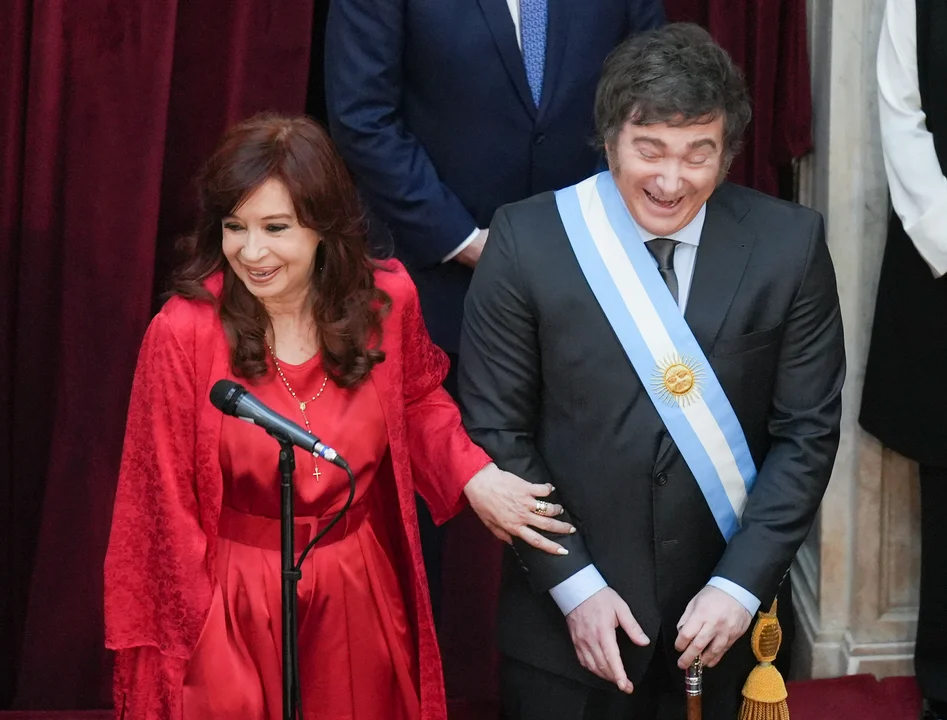 Cristina Kirchner y Javier Milei.