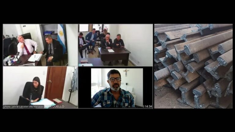 Oferta millonaria de un acusado por compra de rieles robados para evitar el juicio