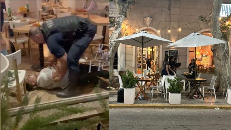 Incidente en ‘Il Panino’: un hombre alterado fue detenido por la Policía