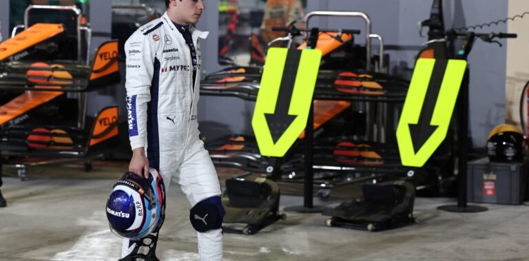 Franco Colapinto largará desde el fondo en su última carrera de Fórmula 1