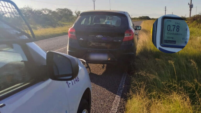 Detienen a un jubilado por manejar alcoholizado y en contramano