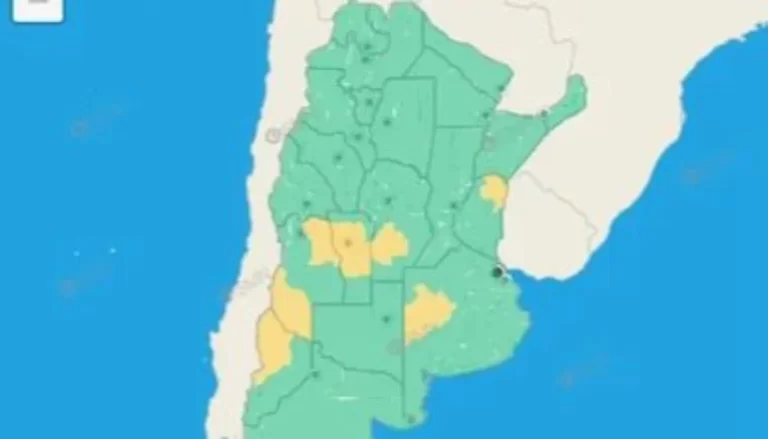 San Luis y otras cinco provincias en alerta amarilla por altas temperaturas