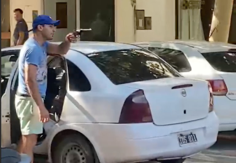 Liberaron al hombre que amenazó con un arma en pleno centro de Villa Mercedes