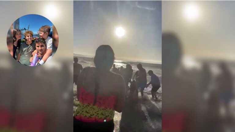 Germán Ponce el sanluiseño que desafió al océano para salvar la vida de un nene en Chile