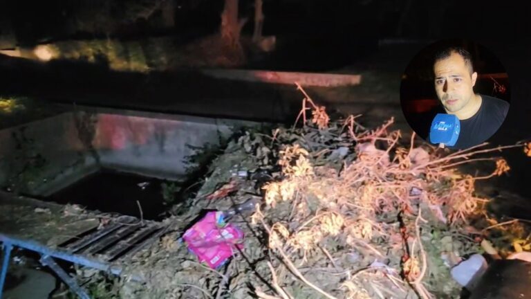 Bronca: Una camioneta tapó con basura el desagüe del barrio la Ribera