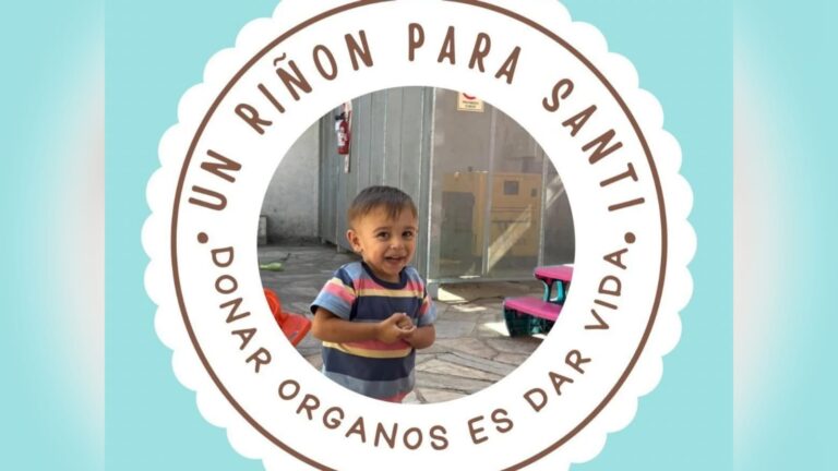Un riñón para Santi: el pequeño de 3 años que espera un donante y cambiar su vida.