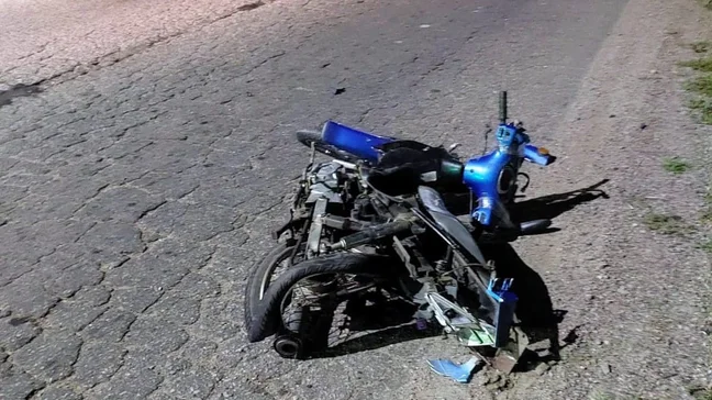 Fatal accidente en San Luis: Un motociclista murió tras ser embestido por una camioneta