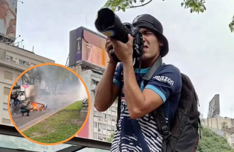 Mejora el estado de salud del fotógrafo Pablo Grillo tras días de internación