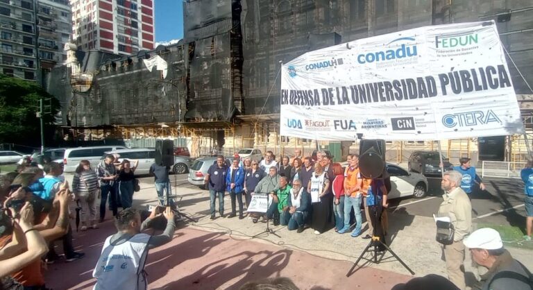 Comenzó el paro universitario de 48hs: Reclamo por paritarias y más financiamiento para las universidades