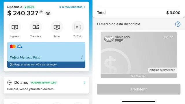 Qué pasa con Mercado Pago y Mercado Libre: usuarios reportan caída y problemas en transferencias