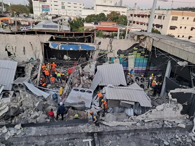 Tragedia en Santo Domingo: Se desplomó el techo de una discoteca, al menos 44 muertos
