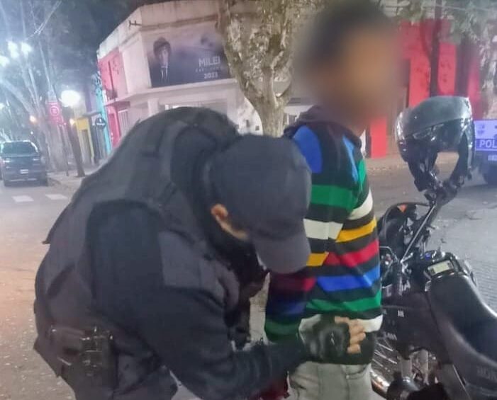 Villa Mercedes: Demoraron a un hombre armado tras causar disturbios en la vía pública