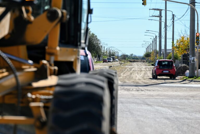 Anuncian la pavimentación de 70 cuadras en barrios clave de Villa Mercedes