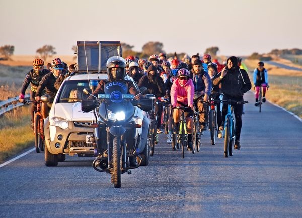 Caravana de la Fe: Los ciclistas partirán desde Villa Mercedes hacia el Cristo de Renca