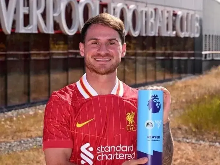 Alexis Mac Allister fue elegido el mejor jugador del mes en la Premier League