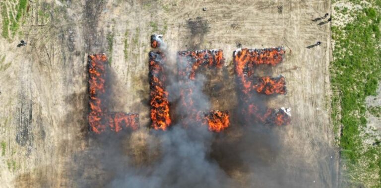 Quemaron más de 20 toneladas de marihuana e intoxicaron a toda una ciudad