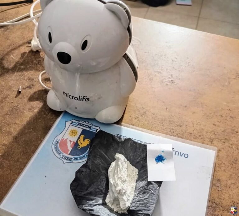 Incautan cocaína en San Luis valuada en más de $1 millón que era transportada en un nebulizador