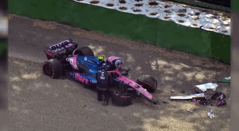 Franco Colapinto sufre un duro golpe en la clasificación del GP de Emilia-Romaña