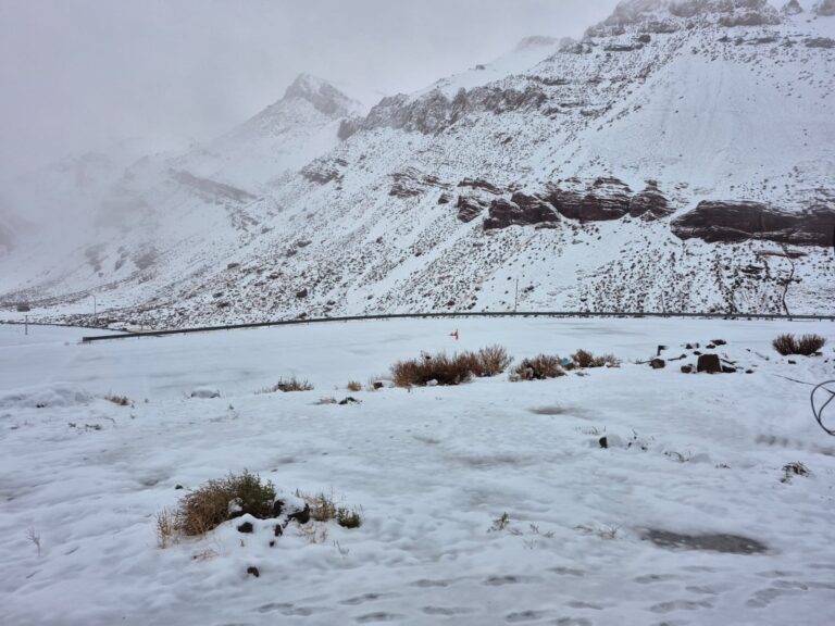 Cierre total del Paso Cristo Redentor por condiciones climáticas extremas