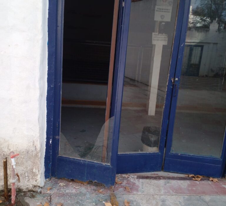 Vandalismo y bronca en el Club Estudiantes