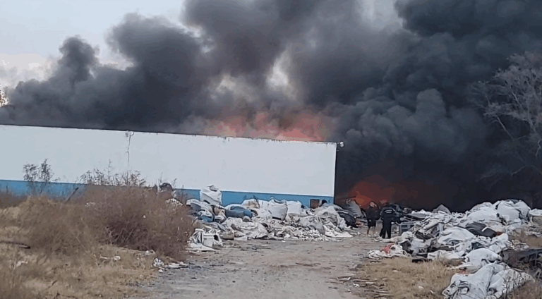 Se incendió una recicladora en Villa Mercedes